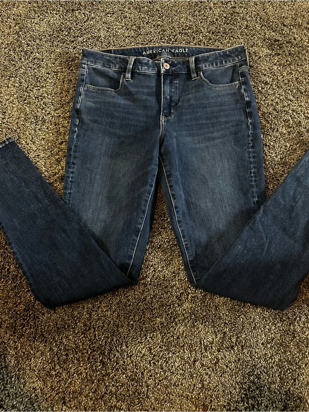 American Eagle Outfitters Women's Dark Wash Skinny Jeans